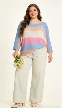 Picture of CURVY GIRL LOOSE FIT SWEATER